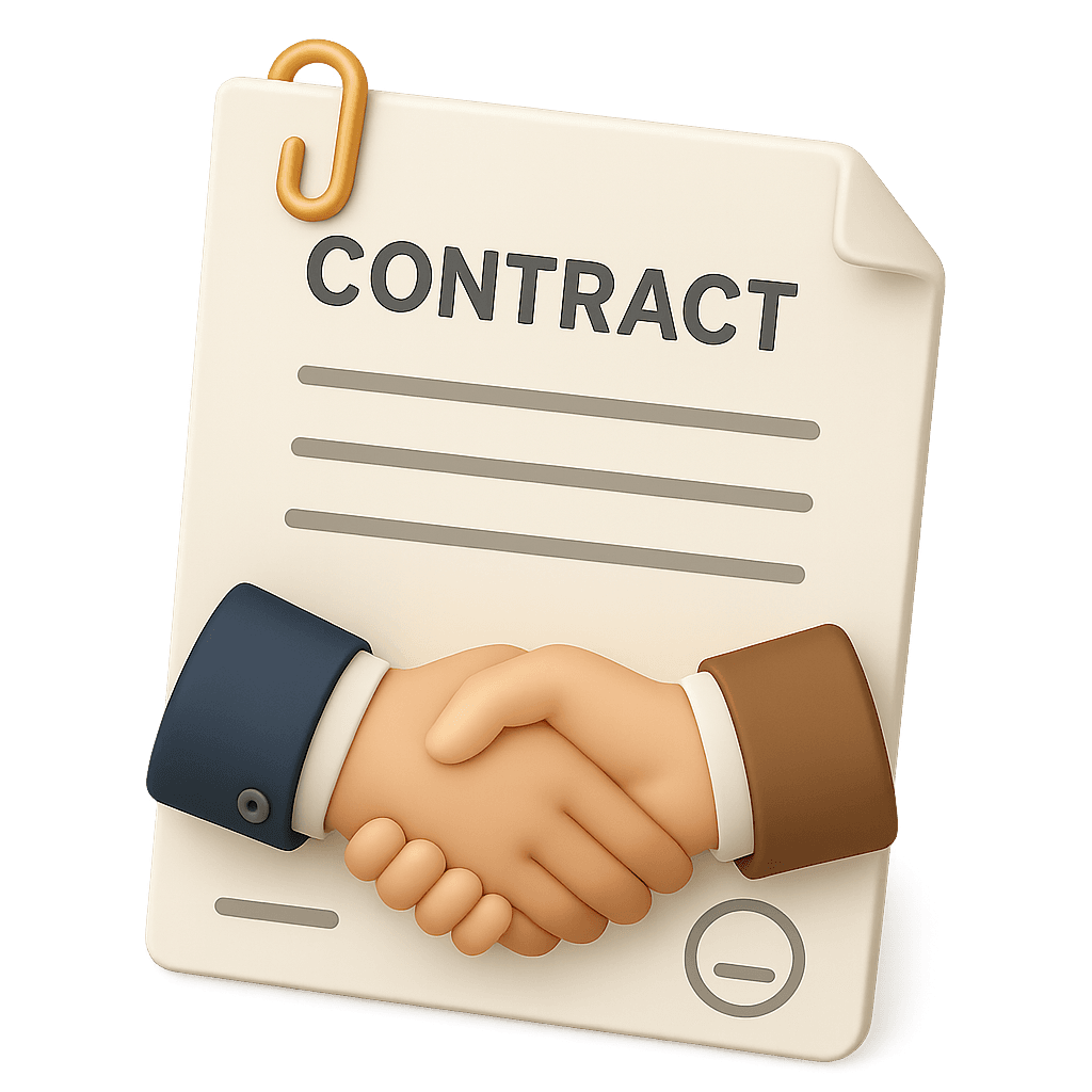 Sign your contract